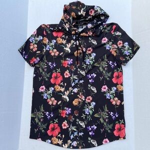 New G BY GUESS Floral Shirt SZ M
